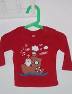Zie ginds komt de stoomboot Sinterklaas shirtje maat 68, Ophalen of Verzenden, Zo goed als nieuw