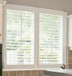 Houten shutters Jasno 110x109, 100 tot 150 cm, Ophalen of Verzenden, Zo goed als nieuw, Wit