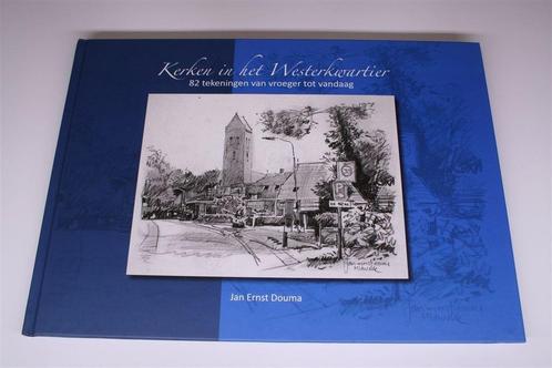Kerken in het Westerkwartier — 82 Tekeningen van J.E. Douma, Boeken, Geschiedenis | Stad en Regio, Zo goed als nieuw, 20e eeuw of later
