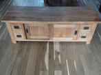 tv kast, Ophalen, Gebruikt, 100 tot 150 cm, Teakhout