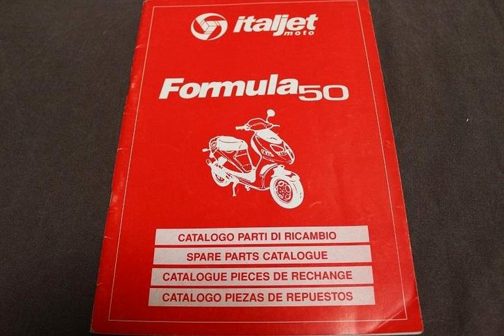 Italjet Moto Formula 50 1996 scooter parts list, Fietsen en Brommers, Handleidingen en Instructieboekjes, Ophalen of Verzenden