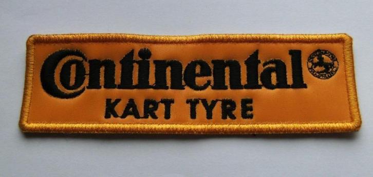 continental Kart Tyre banden patch opnaai embleem, Sport en Fitness, Karting, Nieuw, Overige typen, Ophalen of Verzenden