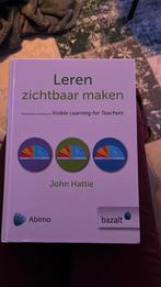 John Hattie - Leren zichtbaar maken, Boeken, John Hattie, Ophalen of Verzenden, Zo goed als nieuw, Nederlands