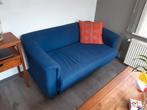 IKEA slaapbank, Blauw, Gebruikt, 140 cm, Ophalen
