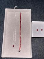 S925 Moissanite Jewelry Set (VVS1 – ✅Diamond Tester), Sieraden, Tassen en Uiterlijk, Kettingen, Ophalen of Verzenden, Nieuw, Zilver