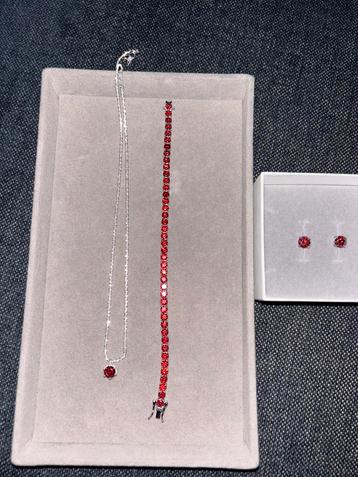 S925 Moissanite Jewelry Set (VVS1 – ✅Diamond Tester) beschikbaar voor biedingen