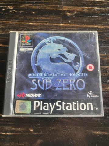 Mortal kombat Mythologies sub zero ps1 beschikbaar voor biedingen