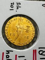 Gouden dukaat 1815 1e halfjaar PR+, Postzegels en Munten, Munten | Nederland, Goud, Overige waardes, Ophalen of Verzenden, Vóór koninkrijk