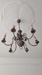 Antieke kroonluchter - pre-plastiek, Ophalen, Gebruikt, Metaal, Antiek