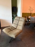 fauteuil / stoel (mos groen), Huis en Inrichting, Fauteuils, Ophalen, Zo goed als nieuw, 50 tot 75 cm, Leer