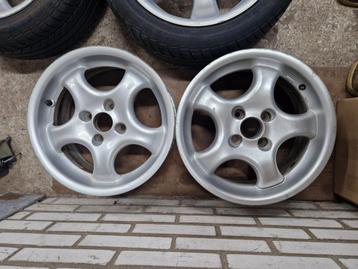 4x100 15 14 12 velgen autocross wielen banden  beschikbaar voor biedingen