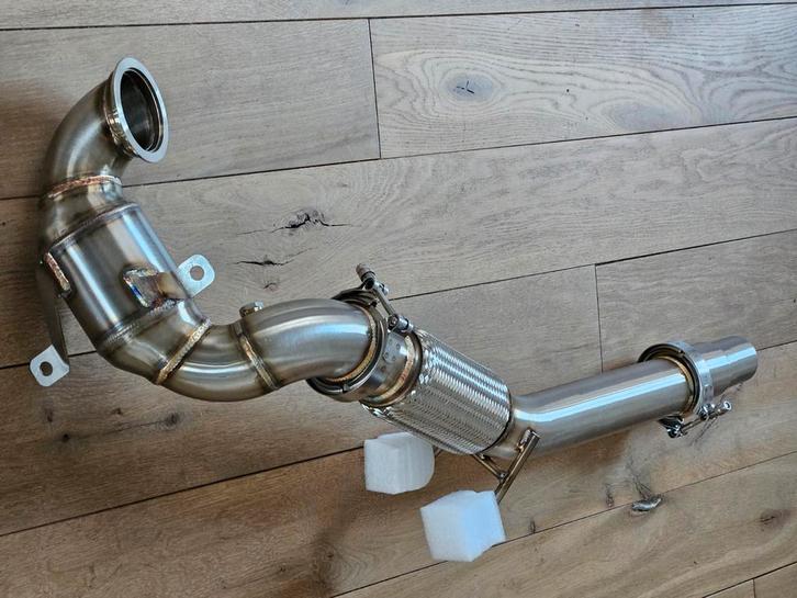Uitlaat downpipe sport kat VOLKSWAGEN GOLF 7 GTI / TCR ZIE A, Auto diversen, Tuning en Styling, Ophalen of Verzenden