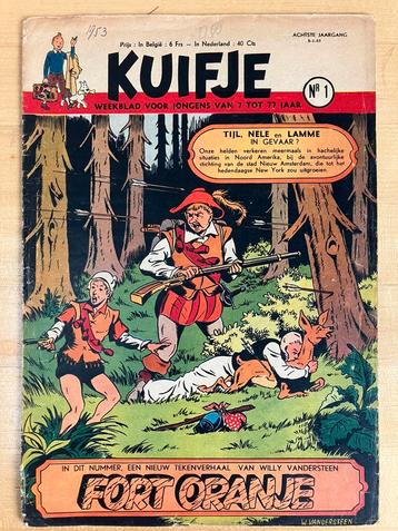 Kuifje weekblad nr. 1 - 1953 beschikbaar voor biedingen