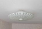 Vintage schaallamp/plafondlamp/plafonnière., Ophalen, Gebruikt, Glas, Vintage - Retro