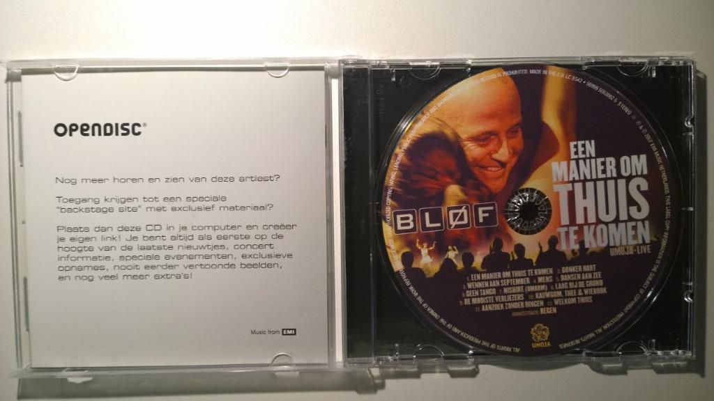 Bløf - Een Manier Om Thuis Te Komen (Umoja-Live), Cd's en Dvd's, Ophalen of Verzenden, Zo goed als nieuw, Rock