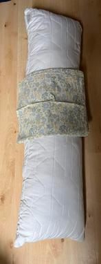Kussen 120x40 met sloop ZGAN schoon zonder vlekken, Verzenden, Zo goed als nieuw, Wit, Vierkant