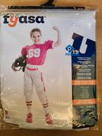 Carnavalspakje rugby, Ophalen of Verzenden, Zo goed als nieuw, 134 t/m 140, Meisje