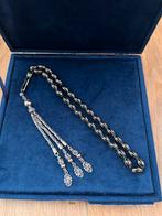 Orijinal Erzurum Oltu Taşı Tesbih | 12’li Yarma | 925, Verzamelen, Ophalen of Verzenden, Zo goed als nieuw, Sieraad of Horloge