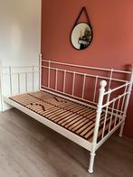 Wit Spijlenbed 90x200 incl. Lattenbodem, Ophalen, Gebruikt, 90 cm, Eenpersoons