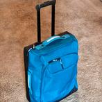 Blauwe Trolley Koffer - Travelite, Ophalen, 50 tot 60 cm, Zo goed als nieuw, Zacht kunststof
