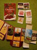 Kookboekje terschellinger cranberry en historie theedoosjes, Verzenden, Gelezen, Nederland en België