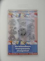 Verwisselbare, transparante stempelset verjaardag/feest, nw, Ophalen of Verzenden, Nieuw