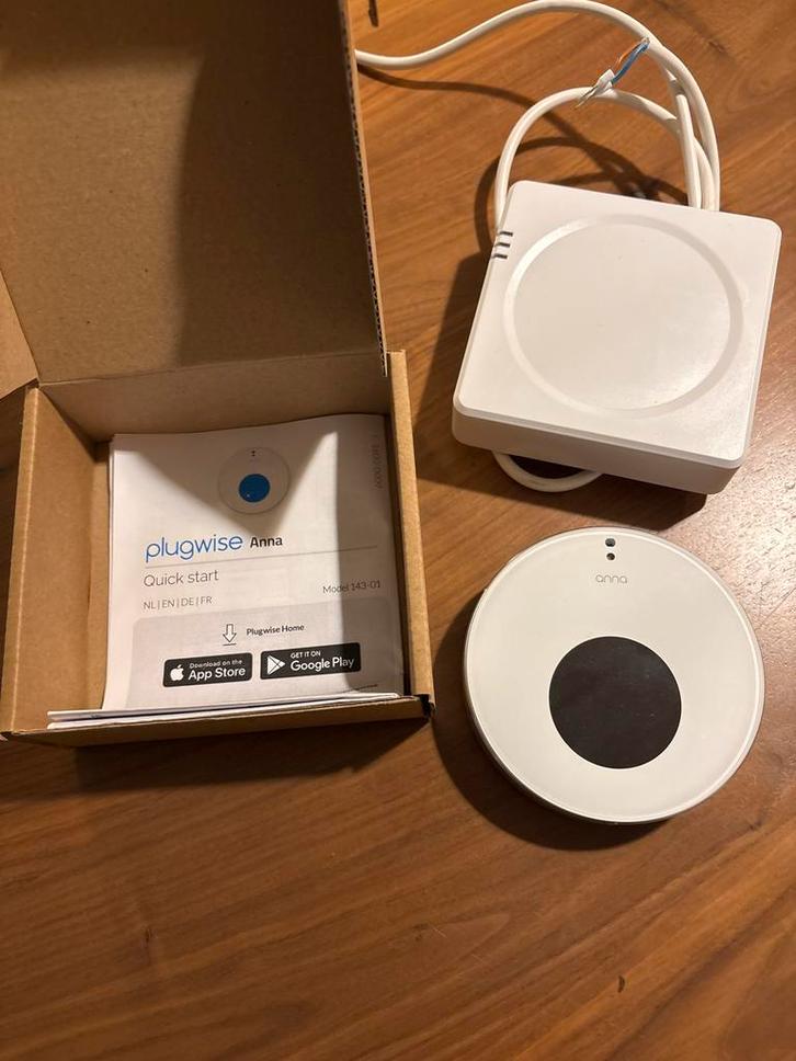 Plugwise Anna Slimme Thermostaat, Doe-het-zelf en Verbouw, Thermostaten, Gebruikt, Slimme thermostaat, Ophalen of Verzenden
