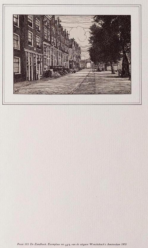 Amsterdam ... 750 jaar ... Zandhoek ..., Antiek en Kunst, Kunst | Tekeningen en Foto's, Ophalen of Verzenden