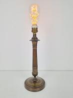 Vintage bronzen tafellamp Empire stijl lamp 1890 France Rare, N, Empire, Ophalen of Verzenden, N