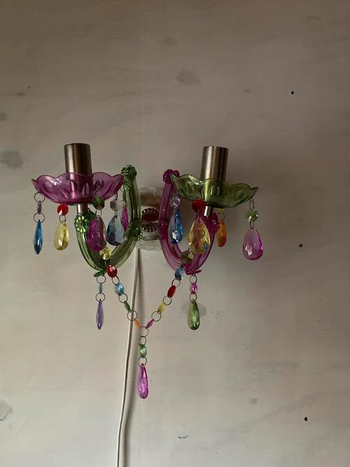 2 wandlampjes, Huis en Inrichting, Lampen | Wandlampen, Zo goed als nieuw, Kunststof, Ophalen of Verzenden