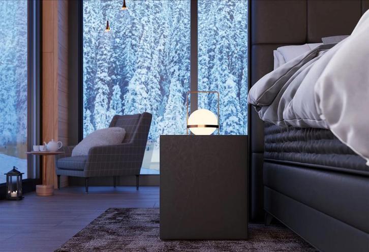 Nachtkast Swiss Sense Royal Aurora Troy de Luxe - nieuw!, Huis en Inrichting, Slaapkamer | Nachtkastjes, Nieuw, Minder dan 55 cm