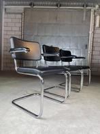 4x Thonet S64 PV chair, Ophalen, Gebruikt, Zwart, Vintage