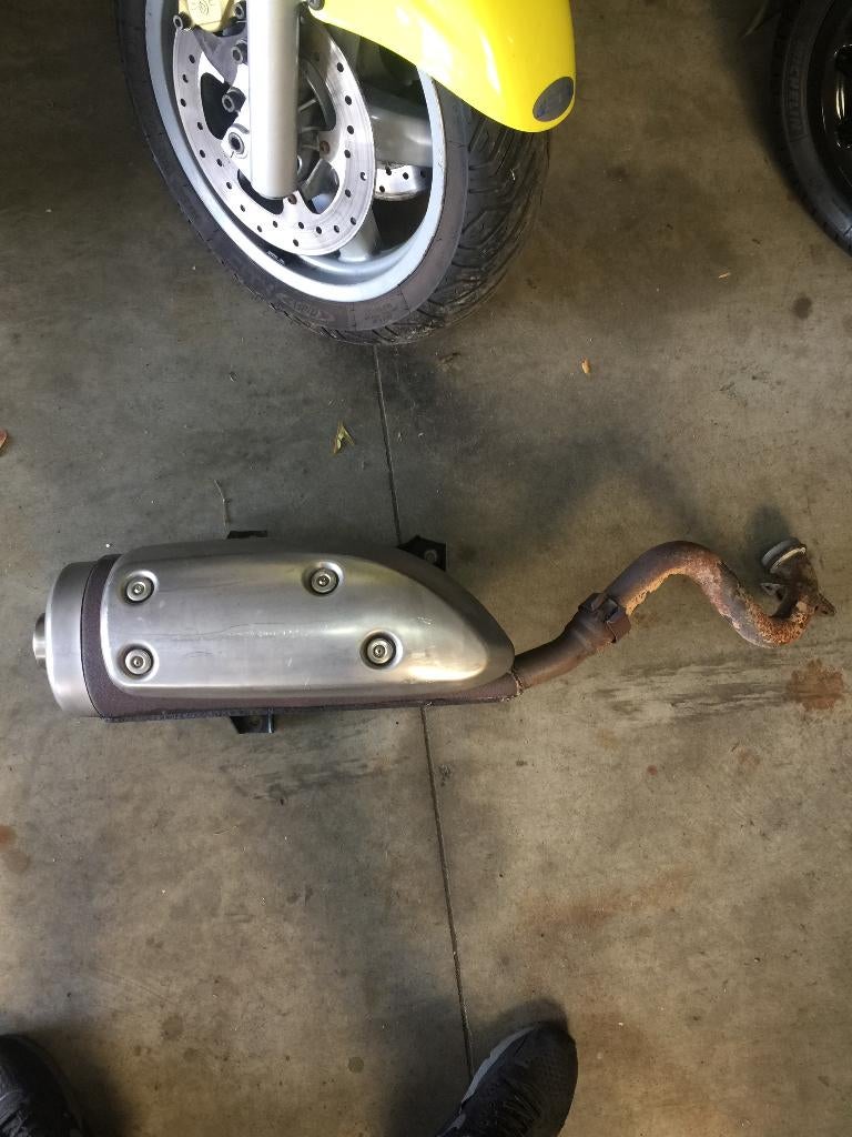 Uitlaat voor piaggio x9 motorscooter 500 - 500cc, Fietsen en Brommers, Brommeronderdelen | Scooters, Gebruikt, Piaggio, Uitlaat