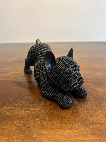 Stoer Beeldje Bulldog – Zwart – Interieur Decoratie beschikbaar voor biedingen