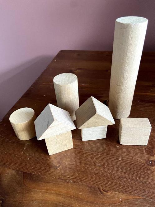 Houten blokken, Verzamelen, Speelgoed, Gebruikt, Ophalen of Verzenden