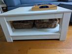 Salontafel, massief hout, vierkant model, Huis en Inrichting, Tafels | Salontafels, Ophalen, Gebruikt, 50 tot 100 cm, Scandinavisch