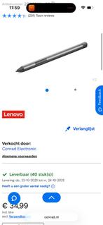 Lenovo Digital Pen 2 - Nieuw in Verpakking!, Ophalen, Multi-touch, Nieuw, Draadloos