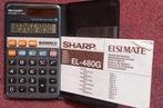 Sharp calculator EL-480G, Gebruikt, Ophalen of Verzenden