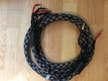 ViaBlue bi-wire Luidsprekerkabel. Lengte: 2.75 mtr. beschikbaar voor biedingen