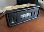 wekker philips flip over alarm klok clock vintage, Witgoed en Apparatuur, Wekkers, Ophalen, Zo goed als nieuw, Digitaal