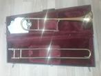 King trombone incl reiskoffer, Muziek en Instrumenten, Ophalen of Verzenden, Zo goed als nieuw, Tenor, Met koffer