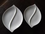 2 x Maxim's de Paris Hutschenreuther blanche - witte schaal, Ophalen of Verzenden, Effen, Porselein, Schaal of Schalen