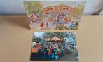 2x ansichtkaart kermis, draaimolen, zweefmolen, Ophalen of Verzenden, Ongelopen