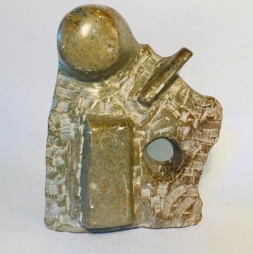 Mooi klein beeldhouwwerk van steen, abstracte kunst, Antiek en Kunst, Kunst | Beelden en Houtsnijwerken, Ophalen of Verzenden