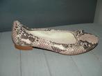 Hogl lederen slangenprint instapper ballerina maat 4½ - 37½, Instappers, Ophalen of Verzenden, Zo goed als nieuw, Hogl