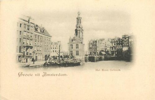 (388-165-015) Amsterdam Het Munt Gebouw, Verzamelen, Ansichtkaarten | Nederland, Noord-Holland, Verzenden