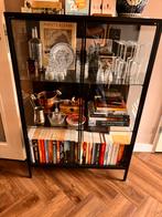 IKEA Rudsta Vitrinekast - Zwart, Ophalen, Gebruikt, 100 tot 150 cm, 50 tot 100 cm