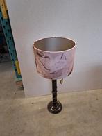 Vintage Tafellamp met Marmeren Kap, Huis en Inrichting, Lampen | Vloerlampen, Ophalen of Verzenden