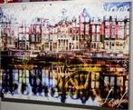 Jack Liemburg - Amsterdam schilderij fiets schilderij, Ophalen of Verzenden