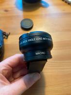 Apexel Groothoek & Macro Lens voor Smartphone, Ophalen of Verzenden, Zo goed als nieuw, Macrolens